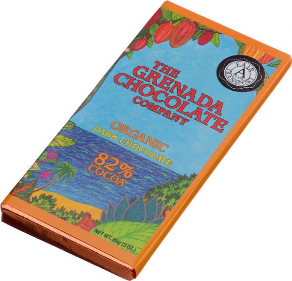 Grenada Chocolate Company Organic Dark Chocolate 82 procent